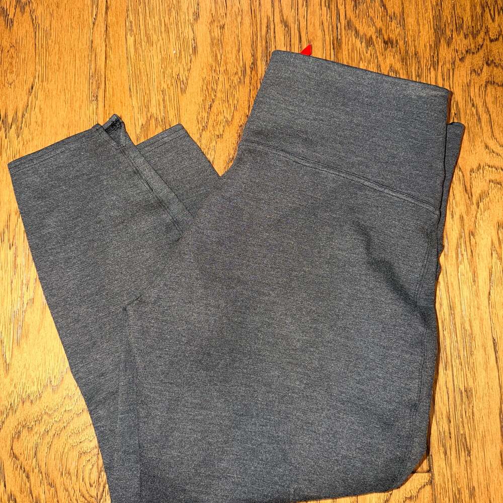Spanx Gray Shapewear Compression Leggings Womens Size Large